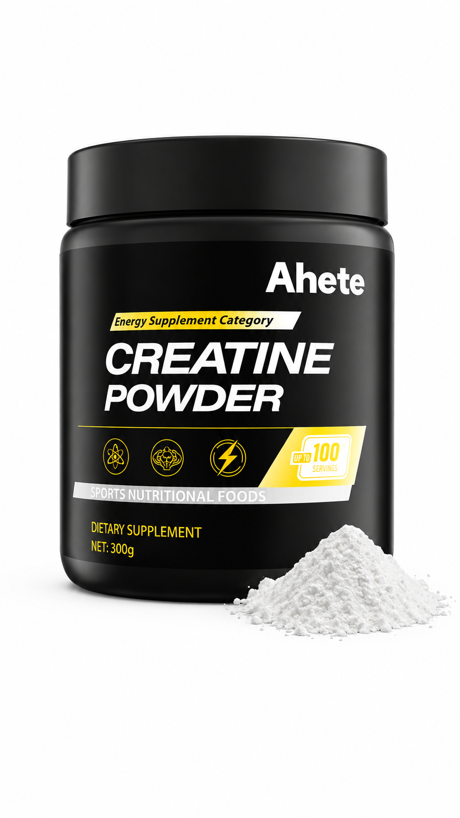 Ahete Micronized Creatine Monohydrate Powder (300g)