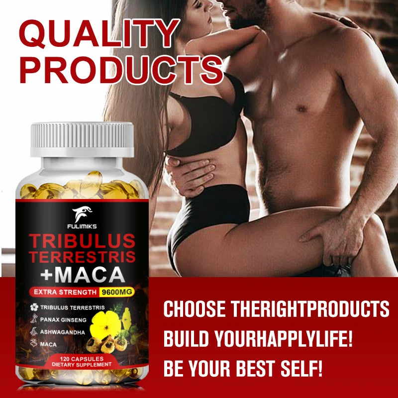 Buy 2 Get 2 Free! Tribulus Terrestris Capsules, Support Promotes Healthy Blood Flow, Vitality & Athletic Drive, Enhanced Mood