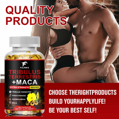 Buy 2 Get 2 Free! Tribulus Terrestris Capsules, Support Promotes Healthy Blood Flow, Vitality & Athletic Drive, Enhanced Mood