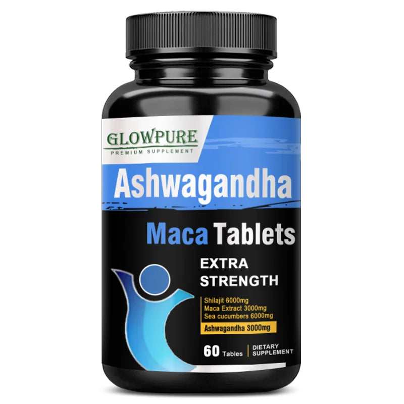 Powerful Herbal & Marine Blend Vitamin for Men Energy, Male Vitality and Overall Wellness Enhancing Supplement