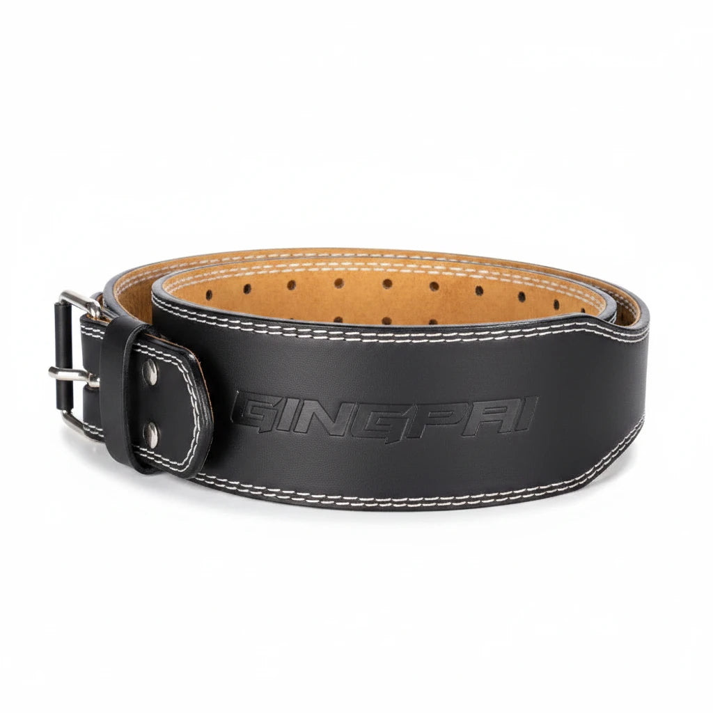 10cm Width Fitness Leather Belt Squat Hard Pull Waist Training Sports Waist Protective Gear Weightlifting Fast Buckle Belt