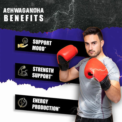 Powerful Herbal & Marine Blend Vitamin for Men Energy, Male Vitality and Overall Wellness Enhancing Supplement