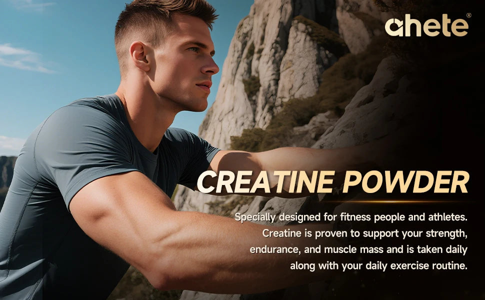 Ahete Micronized Creatine Monohydrate Powder (300g)