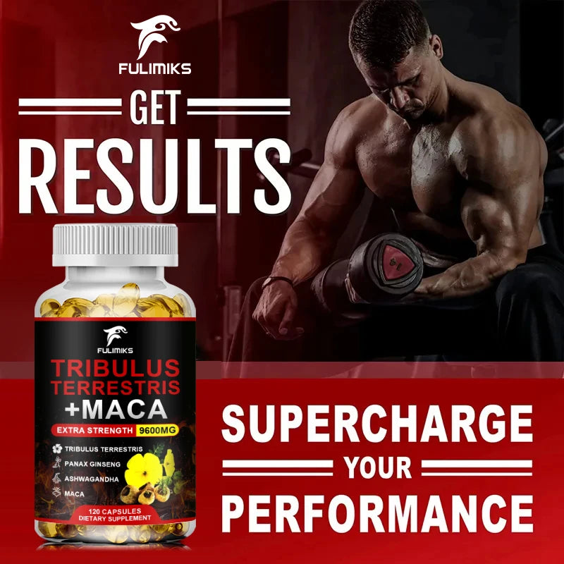 Buy 2 Get 2 Free! Tribulus Terrestris Capsules, Support Promotes Healthy Blood Flow, Vitality & Athletic Drive, Enhanced Mood