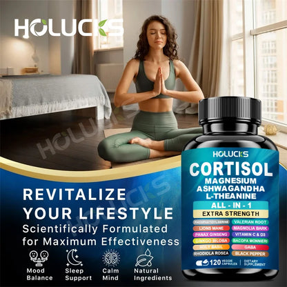 4Plus CalmCore™ Stress Support Complex | Magnesium + Ashwagandha + L-Theanine