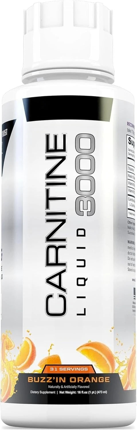 L-Carnitine Liquid 3000mg Sour Gummy Worm Flavor, 31 Servings, Fitness Supplement, Amino Acid Drink, Energy & Metabolism Support