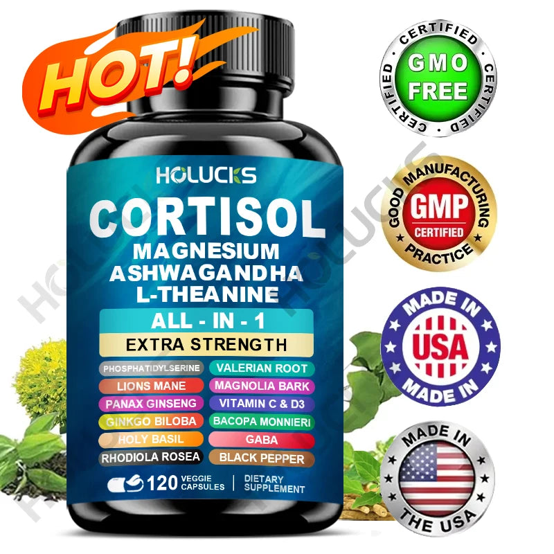 4Plus CalmCore™ Stress Support Complex | Magnesium + Ashwagandha + L-Theanine