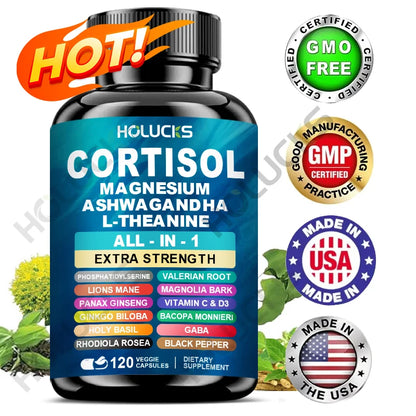 4Plus CalmCore™ Stress Support Complex | Magnesium + Ashwagandha + L-Theanine