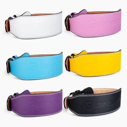 10cm Width Fitness Leather Belt Squat Hard Pull Waist Training Sports Waist Protective Gear Weightlifting Fast Buckle Belt