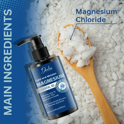 Magnesium Essential Oil For Muscle And Skin Care - Deeply Moisturizing And Soothing, Enhances Skin Softness And Elasticity