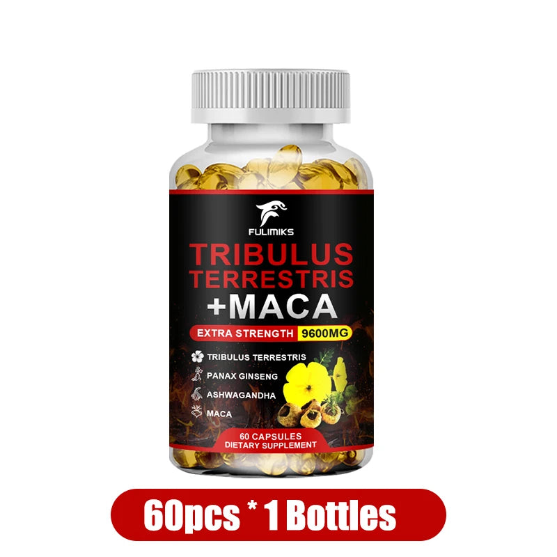 Buy 2 Get 2 Free! Tribulus Terrestris Capsules, Support Promotes Healthy Blood Flow, Vitality & Athletic Drive, Enhanced Mood