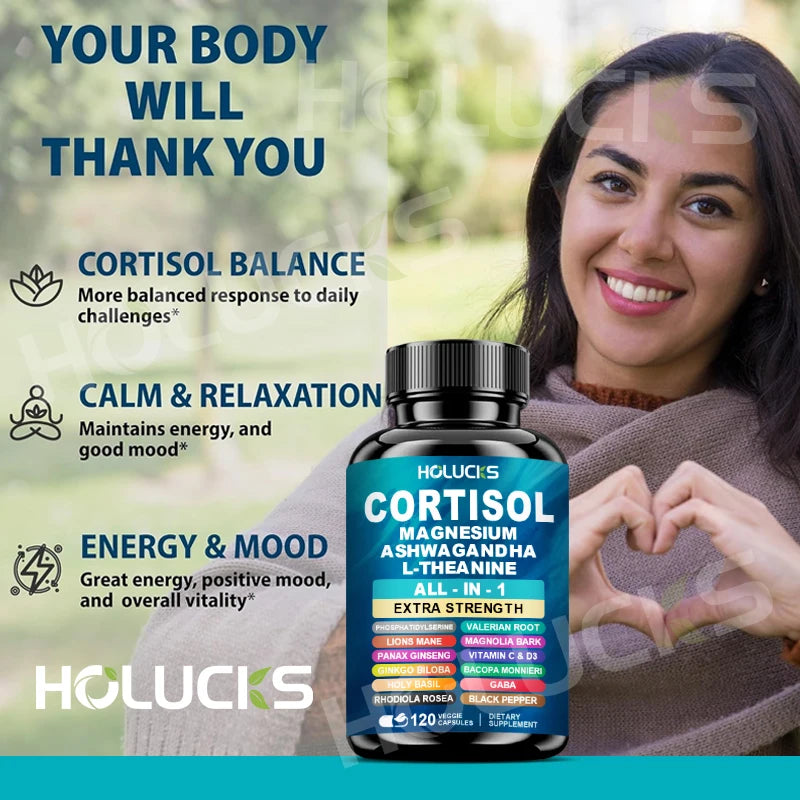 4Plus CalmCore™ Stress Support Complex | Magnesium + Ashwagandha + L-Theanine