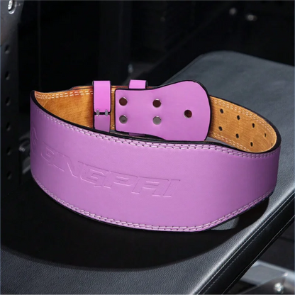 10cm Width Fitness Leather Belt Squat Hard Pull Waist Training Sports Waist Protective Gear Weightlifting Fast Buckle Belt
