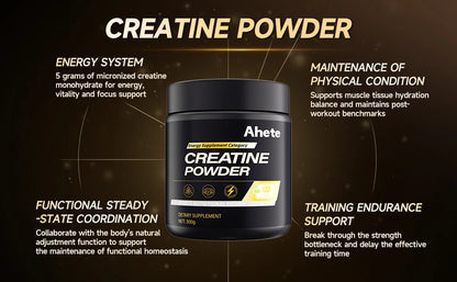 Ahete Micronized Creatine Monohydrate Powder (300g)