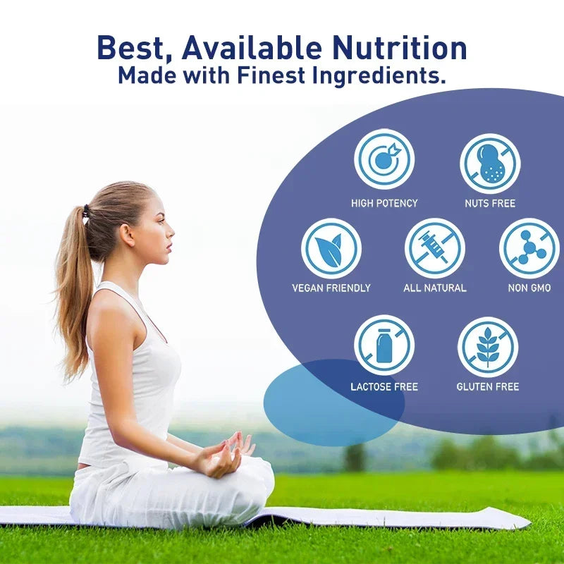 Magnesium Glycinate - Support Nerve, Heart and Muscle Health, Helps with Stress, Sleep Quality Support, Muscles Recovery