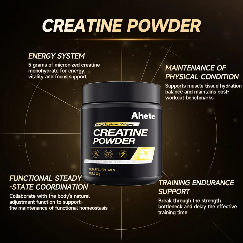 Ahete Micronized Creatine Monohydrate Powder (300g)