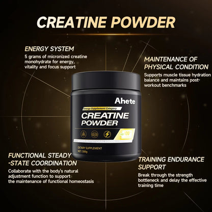 Ahete Micronized Creatine Monohydrate Powder (300g)