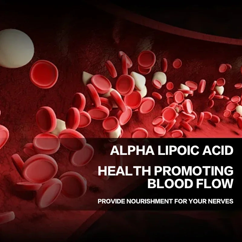 Alpha Lipoic Acid - Supports Neurological Health, Relieve Neuralgia, Powerful Antioxidant, Sugar Metabolism, Improves Immunity