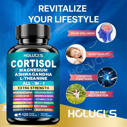 4Plus CalmCore™ Stress Support Complex | Magnesium + Ashwagandha + L-Theanine