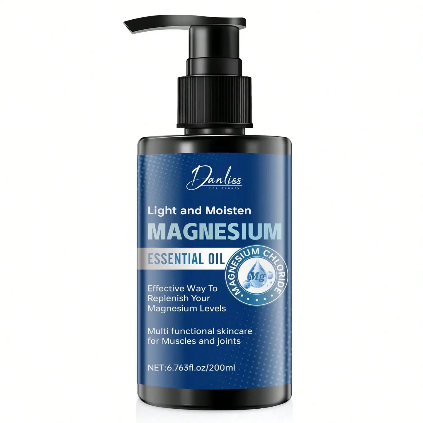 Magnesium Essential Oil For Muscle And Skin Care - Deeply Moisturizing And Soothing, Enhances Skin Softness And Elasticity