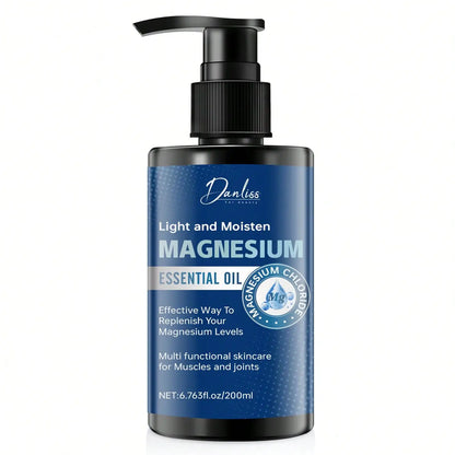 Magnesium Essential Oil For Muscle And Skin Care - Deeply Moisturizing And Soothing, Enhances Skin Softness And Elasticity