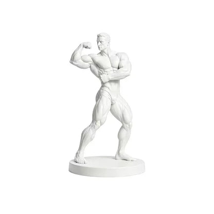 New 3D Printed Fitness Mr. Sculpture Showcases the Power and Beauty of Fitness Fitness Gym Yoga Gym Decoration