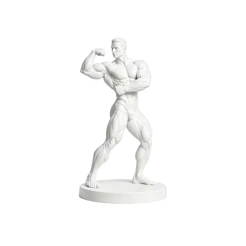 New 3D Printed Fitness Mr. Sculpture Showcases the Power and Beauty of Fitness Fitness Gym Yoga Gym Decoration