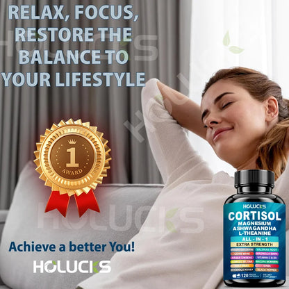 4Plus CalmCore™ Stress Support Complex | Magnesium + Ashwagandha + L-Theanine