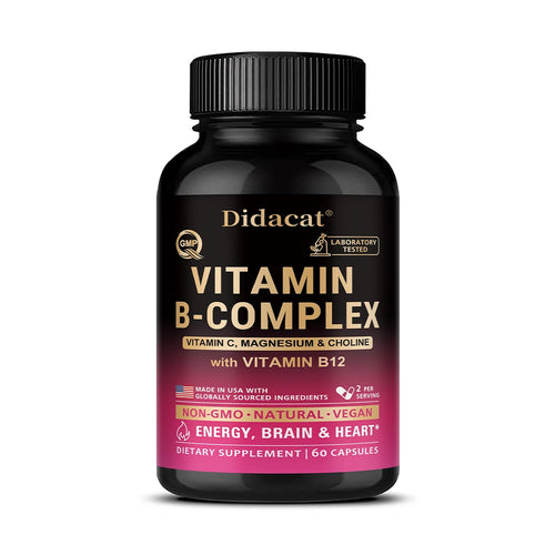Usable Unisex Active Vitamin B Complex, Highly Effective and Easily Absorbed - Immune, Energy, and Metabolic Supplement