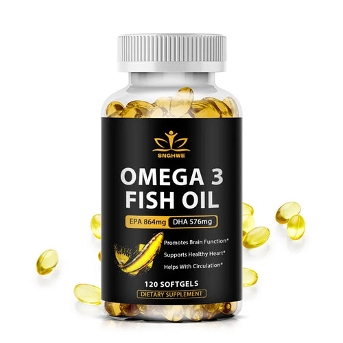 Omega 3 Fish Oil Supplements Contain Fish Oil Vitamins Containing Omega 3 Fatty Acids, Including EPA, DHA, and Genetically Modif
